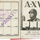 Tessera di iscrizione al PNF torinese Tessera di iscrizione al PNF torinese