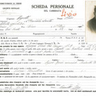 Scheda personale del camerata Scheda personale del camerata