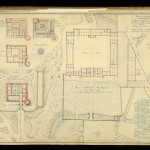 Pianta dei piani e del tetto del castello di Pollenzo, 1850 (ASTo, Sezioni Riunite, Carte topografiche e disegni, Casa di Sua Maestà, Pollenzo, Reale Castello, cartella 143, foglio 2) Pianta dei piani e del tetto del castello di Pollenzo, 1850 (ASTo, Sezioni Riunite, Carte topografiche e disegni, Casa di Sua Maestà, Pollenzo, Reale Castello, cartella 143, foglio 2)