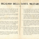 Un decalogo, chiaramente ispirato ai dieci comandamenti biblici, con finalità propagandistica (Archivio Lomaglio, mazzo 8, fasc. 49)