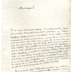 Lettera di Champollion, 18 giugno 1824 (ASTO, Corte, Materie economiche, Istruzione pubblica, mazzo 2 fascicolo 13)