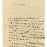 Lettera di Champollion, 24 agosto 1824 (ASTO, Corte, Materie economiche, Istruzione pubblica, mazzo 2 fascicolo 13)