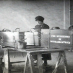 Reparto falegnameria, verniciatura (epoca della Prima Guerra Mondiale)