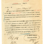 Lettera di rimprovero del Comando militare Nord-Ovest al Prefetto di Cuneo per non aver censurato l'articolo sull'Angelo della Pace"