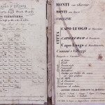 Quadro d’Unione della Gran Carta degli Stati Sardi in Terraferma pubblicata dal Capo Reale di Stati Maggiori nell’anno 1852, probabilmente appartenuta al padre Giuseppe o a qualche avo della famiglia