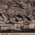 Cartolina postale inviata al padre Giuseppe con la veduta dell'Hotel Grivola a Valsavaranche (Gran Paradiso), 1922