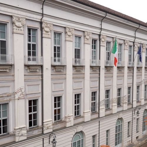 Archivio di Stato di Torino, Sezione Corte, ingresso su piazzetta Mollino.