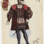 Teatro alla Scala, stagione 1958-1959: bozzetto per il costume del personaggio di Don Carlo nell’Ernani di Giuseppe Verdi